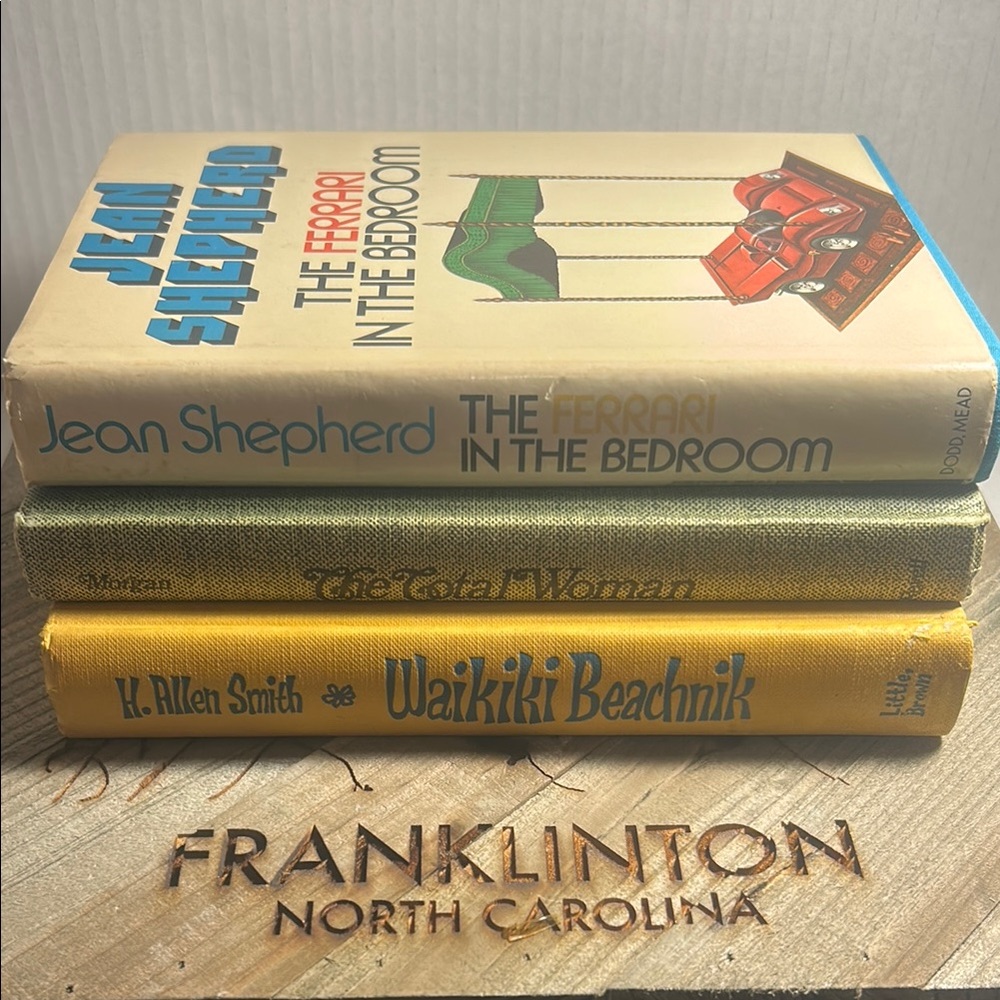 (3) Vintage Book Collection with Colorful Covers-